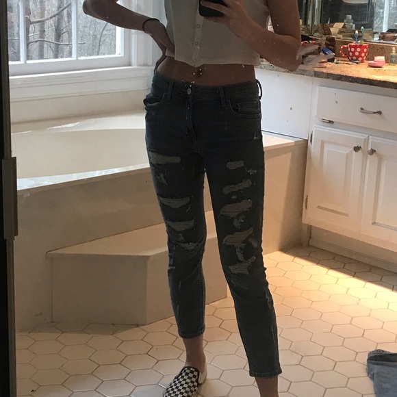 Forever21 blue skinny jeans - Picture 3 of 3